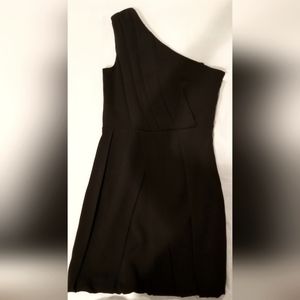 Black Shoshanna formal off the shoulder dress